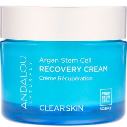 Andalou Naturals, アルガンステムセルリカバリークリーム、クリアな肌へ、50ml（1.7液量オンス）
