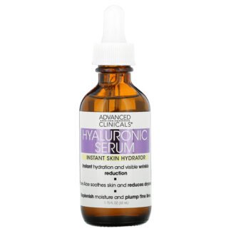 Advanced Clinicals, ヒアルノニックセラム、インスタントスキンハイドレーター、52ml（1.75液量オンス）
