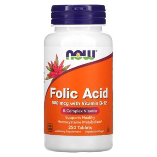Now Foods, 葉酸、800mcg、250粒