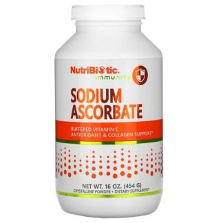 NutriBiotic, イミュニティ、アスコルビン酸ナトリウム、結晶パウダー、454g（16オンス）
