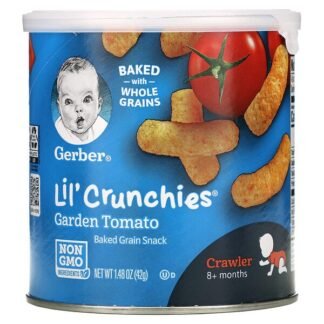 Gerber, リル・クランチー、クローラー、8ヶ月以上、ガーデントマト、1.48オンス（ 42g ）