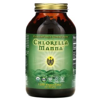 HealthForce Superfoods, クロレラ・マンナ、ビーガンタブ1200錠