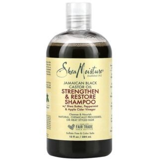 SheaMoisture, Jamaican Black Castor Oil, Strengthen & Restore Shampoo,  13 fl oz (384 ml)