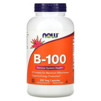 Now Foods, B-100、ベジカプセル250粒