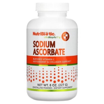 NutriBiotic, イミュニティ、アスコルビン酸ナトリウム、クリスタラインパウダー、227g（8oz）