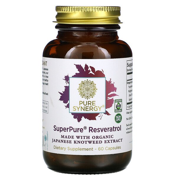 Pure Synergy, SuperPure(スーパーピュア)レスベラトロール、60粒