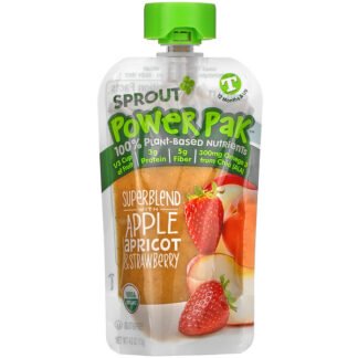 Sprout Organic, Organic Baby Food, Toddler, Superblend with Apple Apricot & Strawberry, 4 oz (113 g)