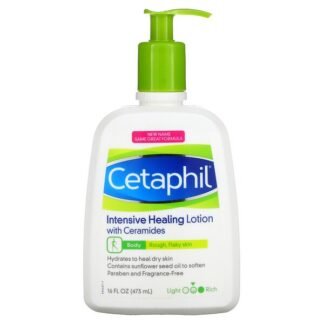 Cetaphil, Intensive Healing Lotion WIth Ceramides, Medium, 16 fl oz (473 ml)