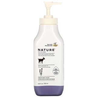 Nature by Canus, Fresh Goat's Milk, Creamy Body Lotion, Lavender Oil, 11.8 fl oz (350 ml)