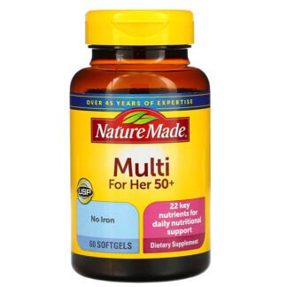 Nature Made, マルチ 50歳以上女性用, ソフトジェル 60粒