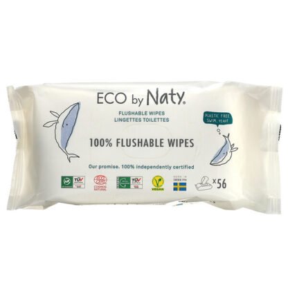 Naty, Baby Wipes, 56 Wipes
