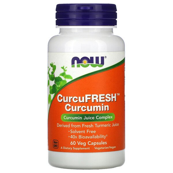 Now Foods, CurcuFresh(クルクフレッシュ)クルクミン、ベジカプセル60粒