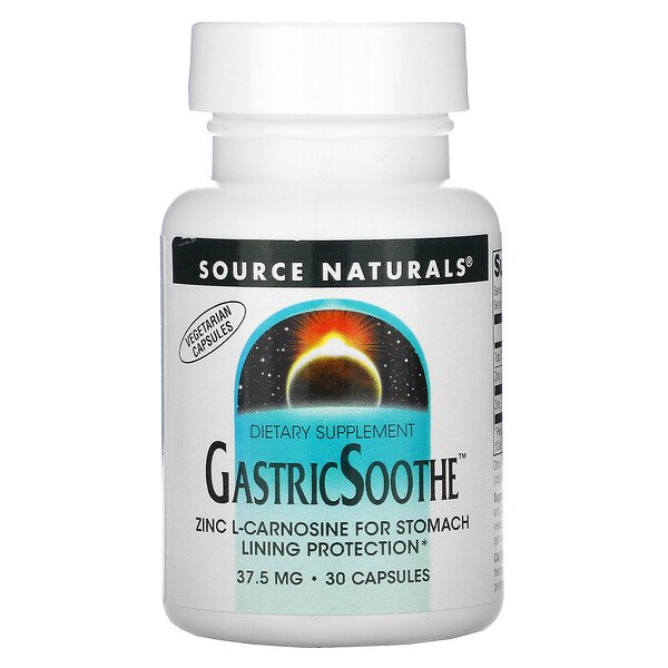 Source Naturals, ガストリックスーズ(GastricSoothe)、37.5 mg、30 錠