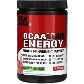 EVLution Nutrition, BCAA LEAN ENERGY（BCAAリーンエネルギー）、チェリーレモネード、309g（10.90オンス）