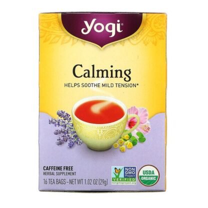Yogi Tea, カーミング、カフェインフリー、ティーバッグ16袋、29g（1.02オンス）