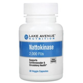 Lake Avenue Nutrition, ナットウキナーゼ、タンパク質分解酵素、2,000FU、ベジカプセル30粒