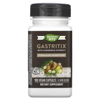 Nature's Way, カモミールエキス配合Gastritix™（ガストリティックス）、ヴィーガンカプセル100粒