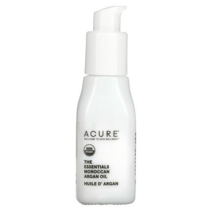 Acure, エッセンシャルズモロッカンアルガンオイル、30 ml