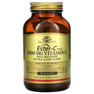 Solgar, Ester-C（エスターC）プラス、ビタミンC、1,000mg、90粒