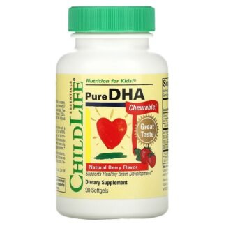 ChildLife, Pure DHA（ピュアDHA）、ナチュラルベリーフレーバー、ソフトジェル90錠