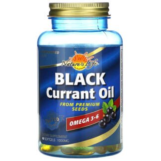 Health From The Sun, ブラックカラントオイル, 1,000 mg, 60 ソフトカプセル