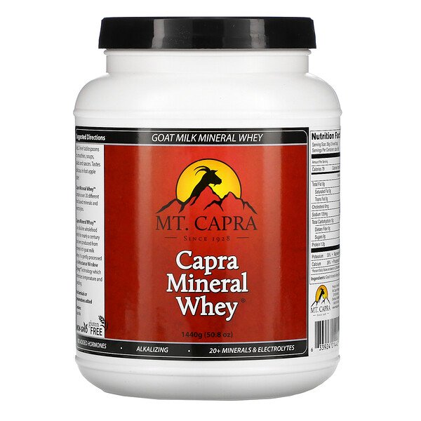 Mt. Capra, Capra Mineral Whey(カプラミネラルホエイ)、1,440g(50.8オンス)