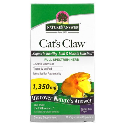 Nature's Answer, キャッツクロー、1,350mg、ベジカプセル90粒