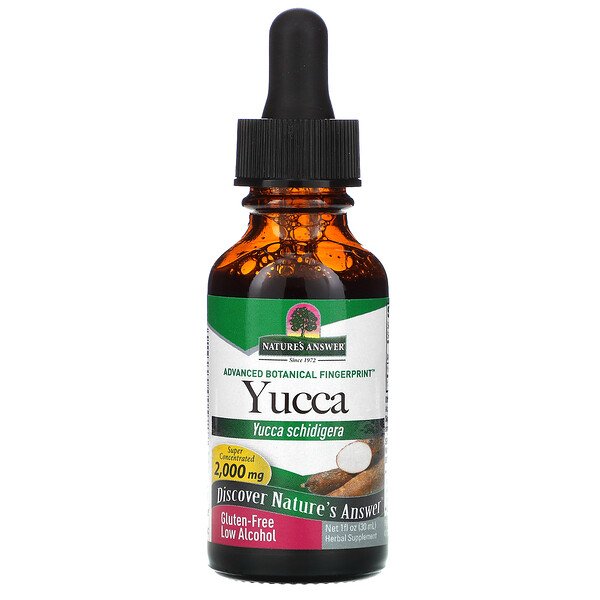 Nature's Answer, ユカ、 アルコール エキス、 2000 mg、 1 fl oz (30 ml)
