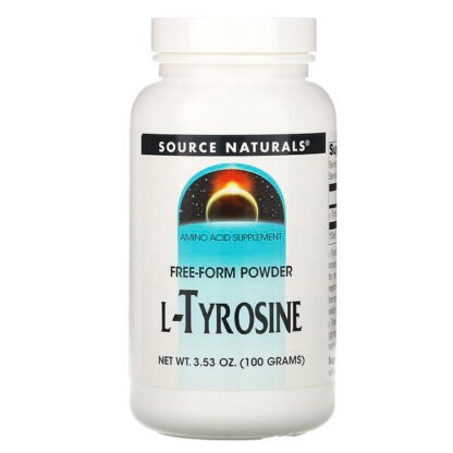 Source Naturals, L-チロシン、フリーフォームパワー、3.53 oz (100 g)
