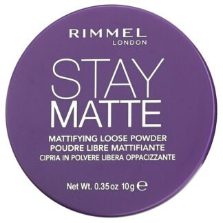Rimmel London, Stay Matte Matiffying Loose Powder, 001 Transparent, 0.35 oz (10 g)