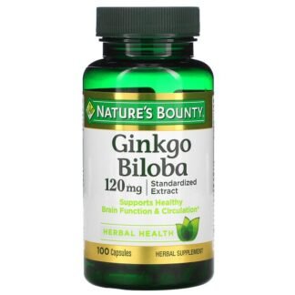 Nature's Bounty, イチョウエキス、120mg, 100カプセル