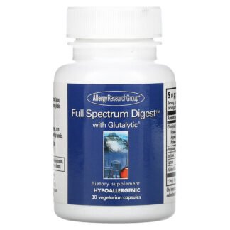 Allergy Research Group, Glutalytic（グルタリティック）配合Full Spectrum Digest（フルスペクトルダイジェスト）、ベジカプセル30粒