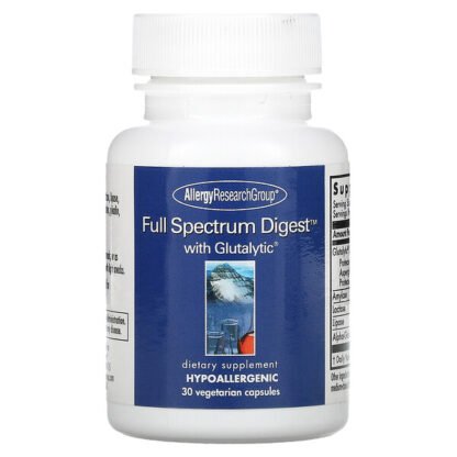 Allergy Research Group, Glutalytic（グルタリティック）配合Full Spectrum Digest（フルスペクトルダイジェスト）、ベジカプセル30粒