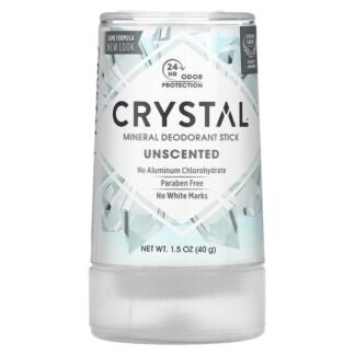 Crystal Body Deodorant, ミネラルデオドラントスティック、無香料、40g（1.5オンス）