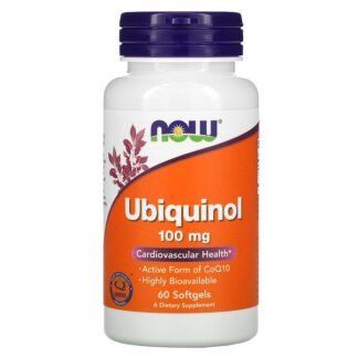 Now Foods, ユビキノール、100mg、ソフトジェル60粒