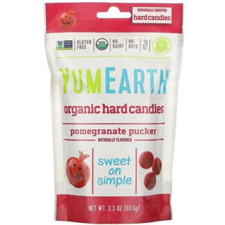 YumEarth, オーガニックキャンディー、ザクロパッカー、3.3 oz (93.6 g)