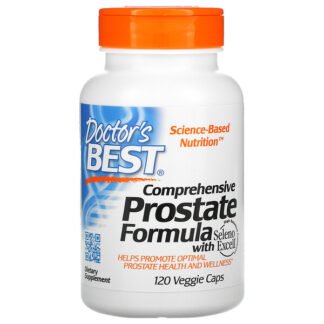 Doctor's Best, 総合前立腺フォーミュラ、植物性カプセル 120粒
