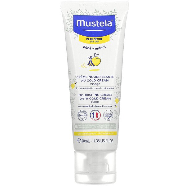 Mustela, Baby, Nourishing Cream With Cold Cream, For Face, 1.35 fl oz (40 ml)