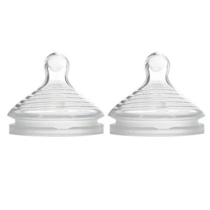 NUK, Simply Natural, Nipples, 6+ Months, Fast, 2 Pack