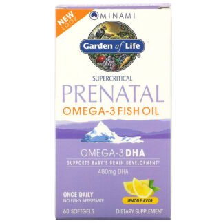 Minami Nutrition, MorDHA、出産前、レモン味、60ソフトジェル