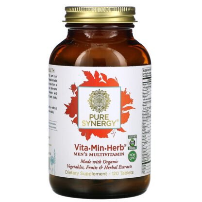 Pure Synergy, Vita·Min·Herb（ビタミンハーブ）、男性用マルチビタミン、120粒