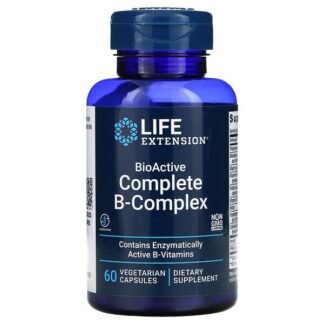 Life Extension, バイオアクティブコンプリート Bコンプレックス、ベジカプセル60粒