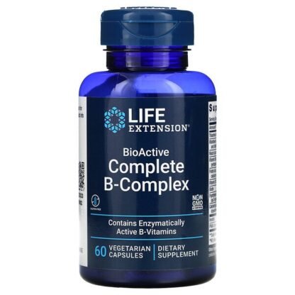 Life Extension, バイオアクティブコンプリート Bコンプレックス、ベジカプセル60粒