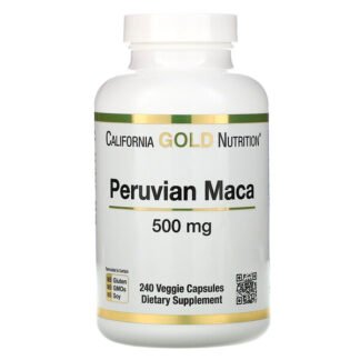 California Gold Nutrition, ペルーマカ、500mg、ベジカプセル240粒