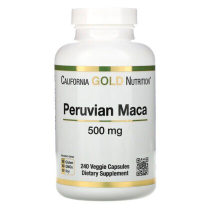 California Gold Nutrition, ペルーマカ、500mg、ベジカプセル240粒