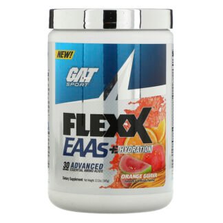 GAT, Flexx EAAs + Hydration, Orange Guava, 12.2 oz (345 g)