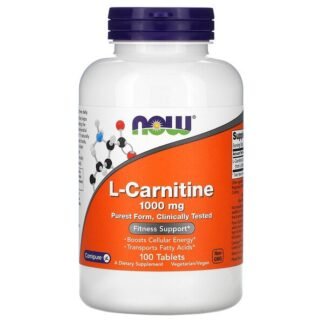 Now Foods, L-カルニチン、1,000mg、100粒