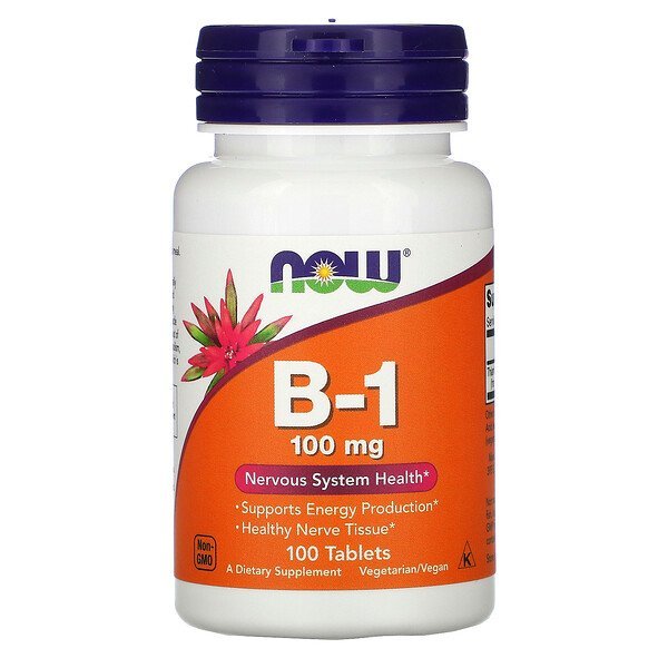 Now Foods, B-1、100mg、100粒