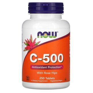 Now Foods, ローズヒップ配合C-500、250粒