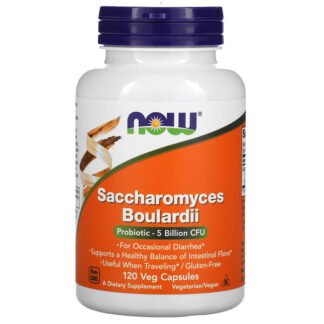 Now Foods, サッカロミセスブラウディ、50億CFU、植物性カプセル120粒
